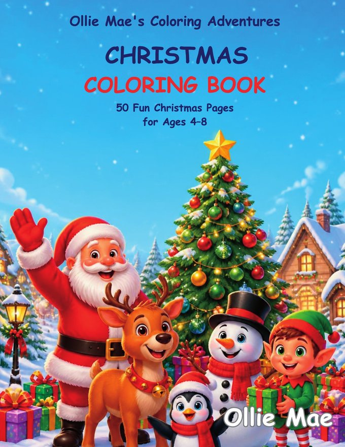 Christmas Coloring Book cover